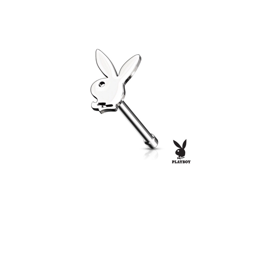 Playboy bunny nose stud